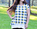 *Retirement SALE * Ladies Two Tone Tunic - Crop Top, Top + Tunic