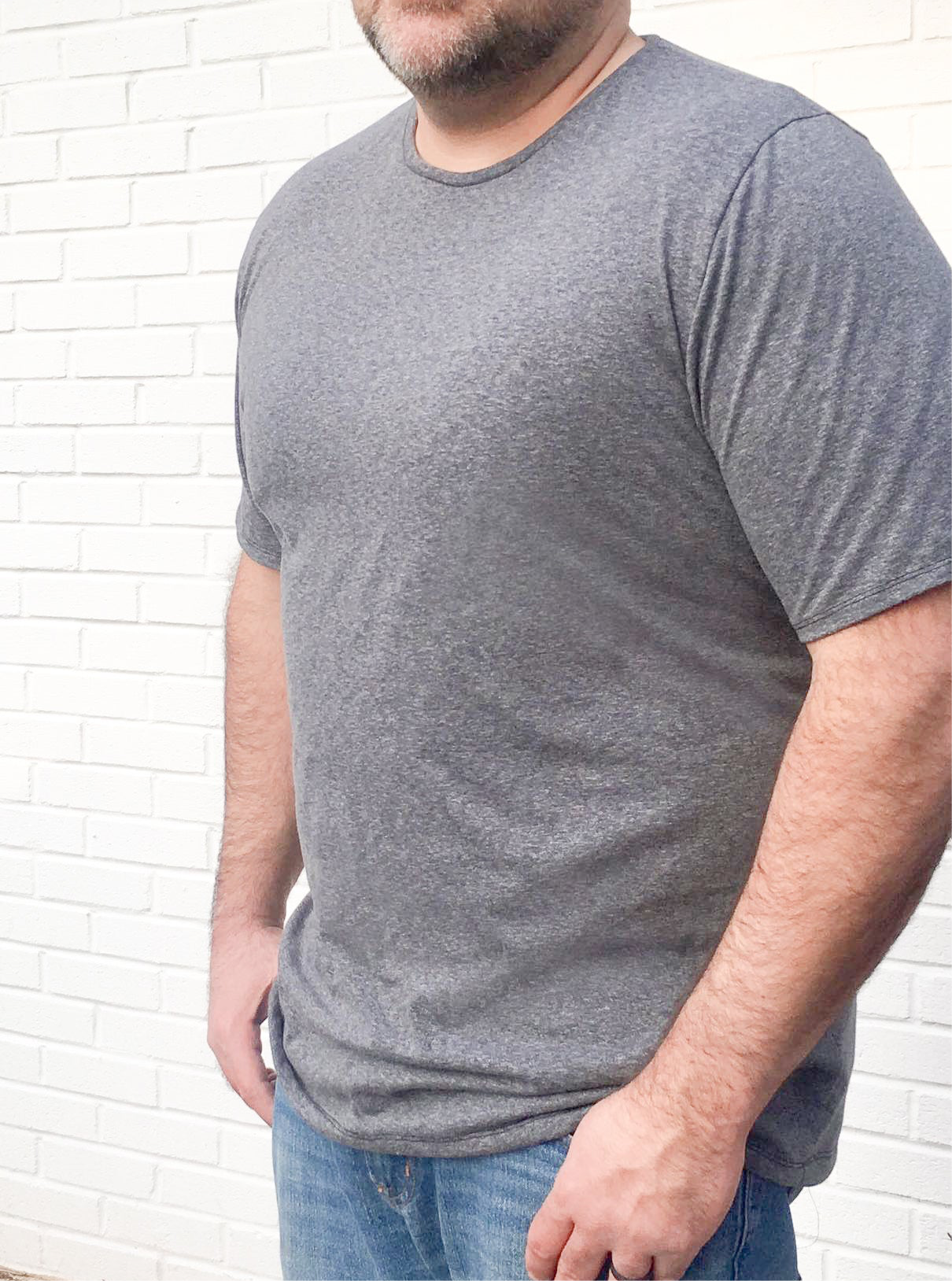Men's Daily Tee - Big + Tall - Athletic Fit PDF pattern for sizes XLT-4XLT
