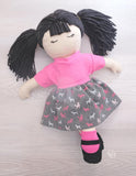 My Little Girl - sweet rag doll (16’’) PDF sewing pattern