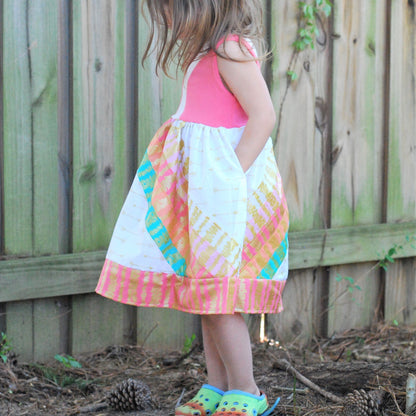 Abby's Rainbow Water - Abby's Watercolor Dress + Abby's Rainbow Skirt Bundle