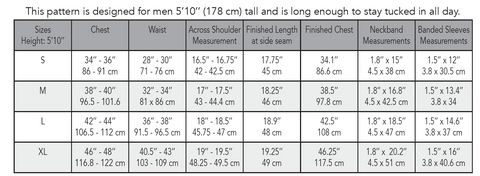 Men's Daily Tee - Athletic Fit PDF pattern for sizes S-XL – The Wolf ...