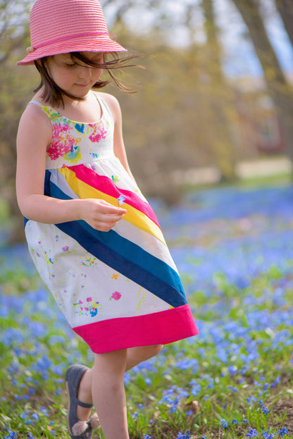 Abby's Rainbow Set - Abby's Rainbow Dress + Abby's Rainbow Skirt